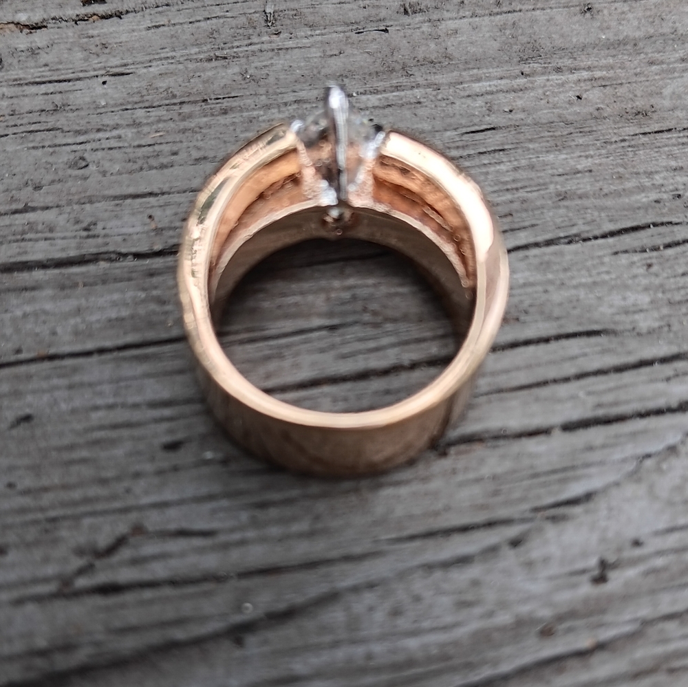 18k GE RSC CZ Ring size 7 - Picture 9 of 10